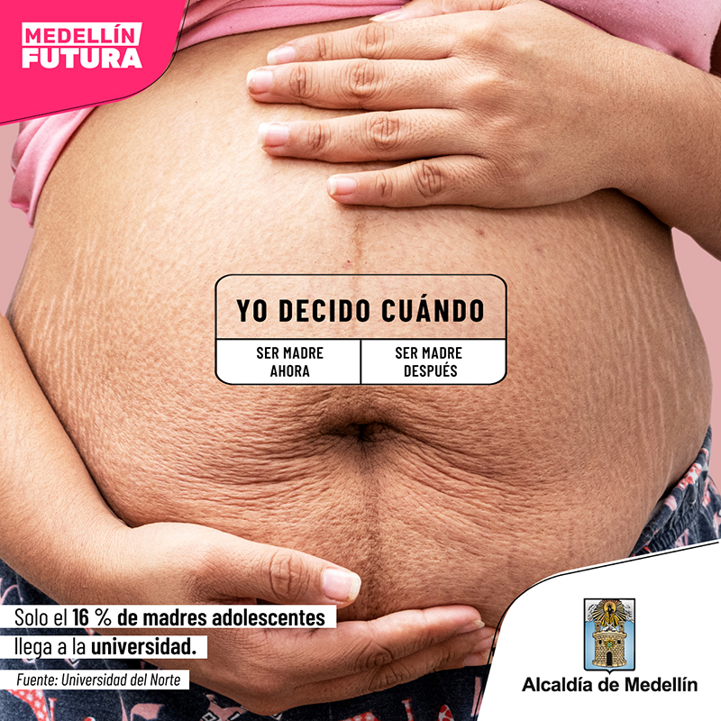 El Despacho de la Gestora Social de Medellín presenta campaña de prevención del embarazo adolescente
